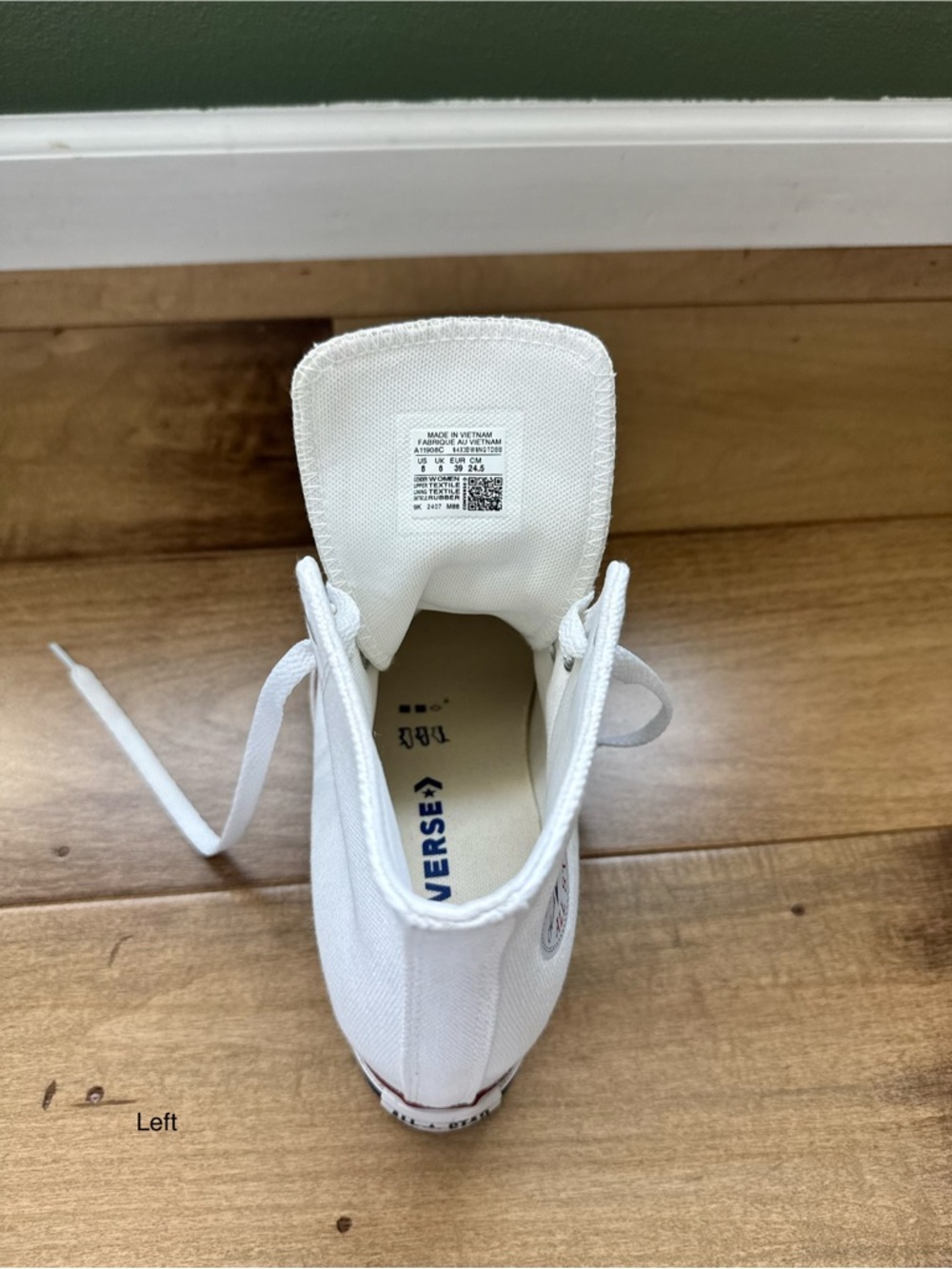 Converse Chuck Taylor All Star Classic Wedge Platform Sneaker - Size 8 - Picture 13 of 16
